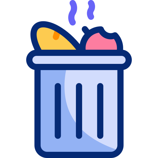 bote de basura Basic Accent Lineal Color icono