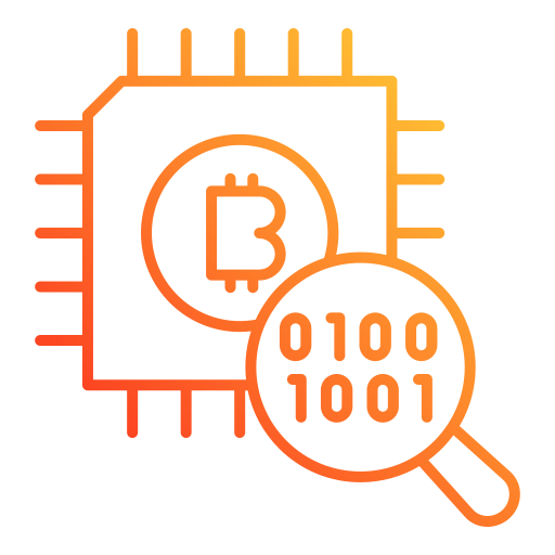 bitcoiny Generic gradient outline ikona