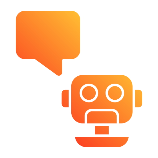 Chatbot Generic gradient fill icon