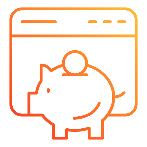 Savings Generic gradient outline icon