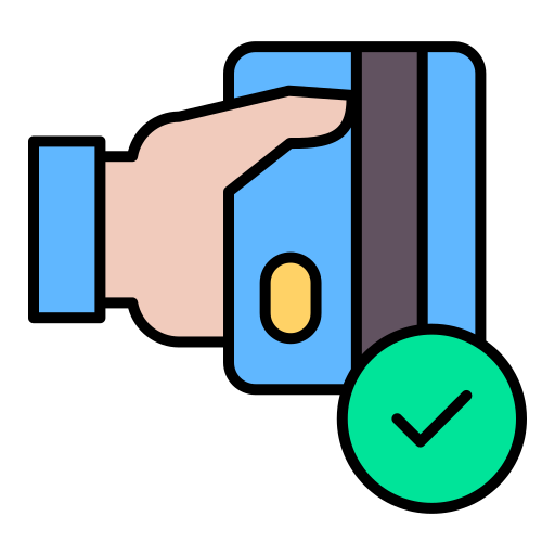 tarjeta de cajero automático Generic color lineal-color icono
