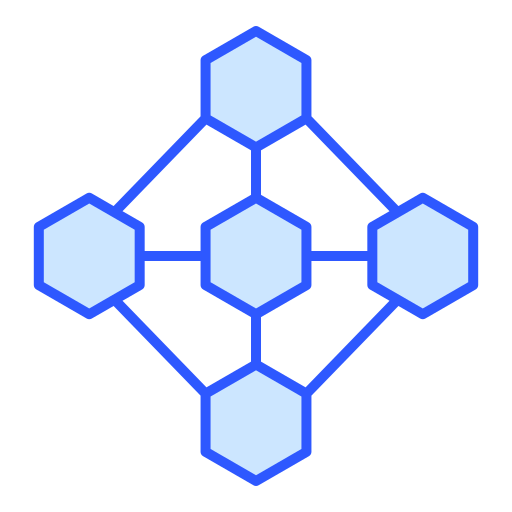 blockchain Generic color lineal-color Ícone