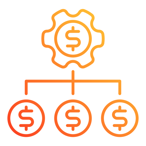 zarządzanie finansami Generic gradient outline ikona