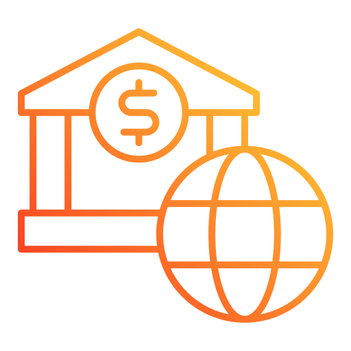 Global banking Generic gradient outline icon