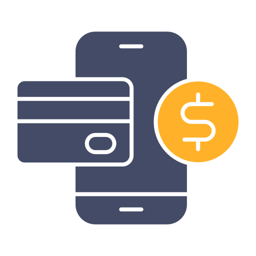 bankowość mobilna Generic color fill ikona