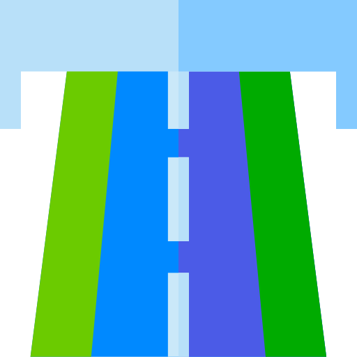 autostrada Basic Straight Flat icona