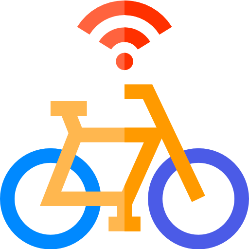 Bike Basic Straight Flat icon