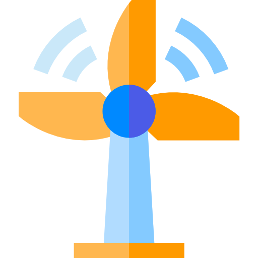 windmolen Basic Straight Flat icoon
