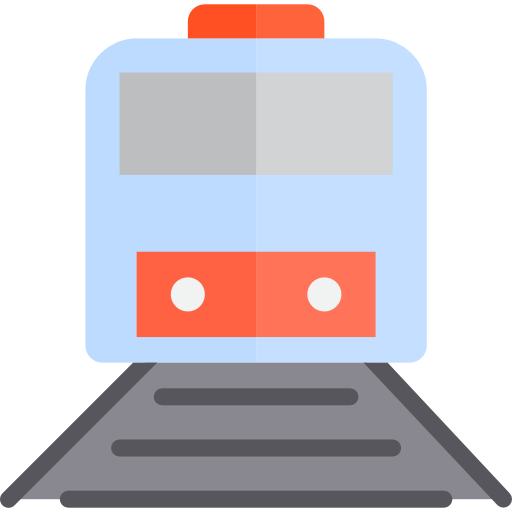 Train srip Flat icon