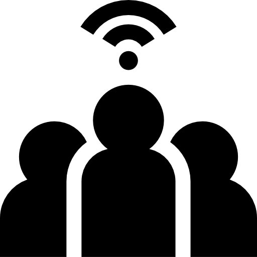 menschen Basic Straight Filled icon