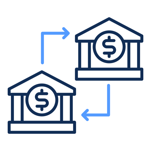 Bank transfer Generic color lineal-color icon