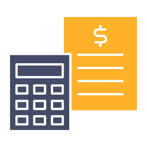 Calculation Generic color fill icon