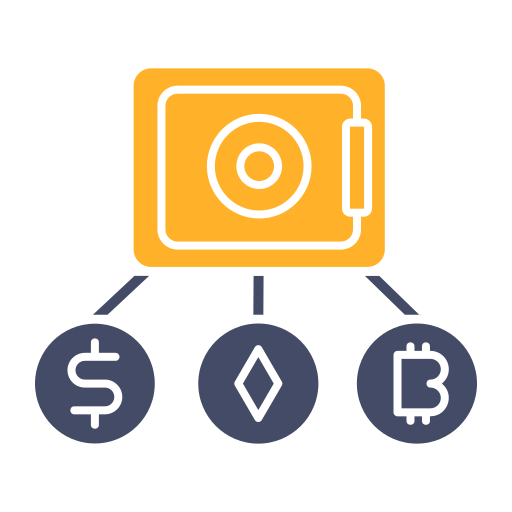 Crypto vault Generic color fill icon