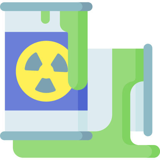 odpady nuklearne Special Flat ikona