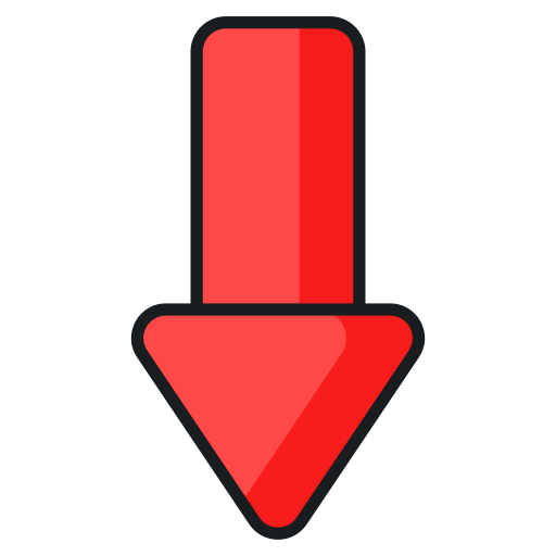 Downward arrow Generic color lineal-color icon