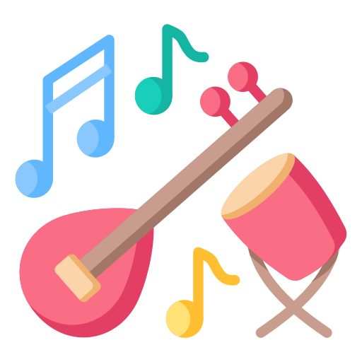 民族音楽 Generic color fill icon