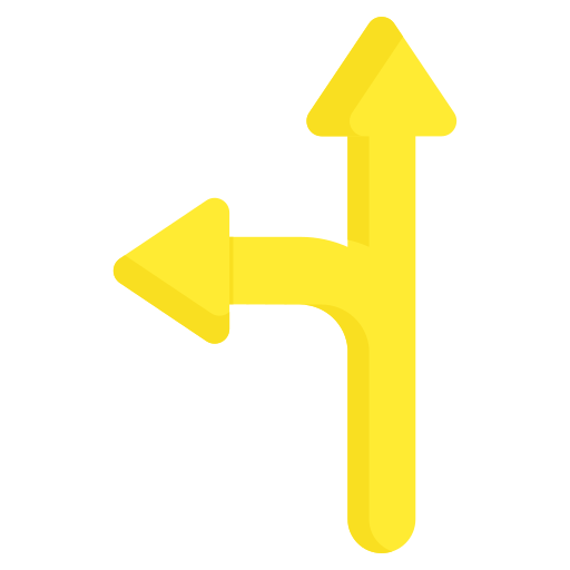 Directional arrow Generic color fill icon