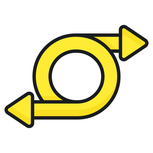flecha direccional Generic color lineal-color icono