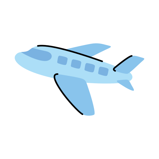avión Generic color lineal-color icono