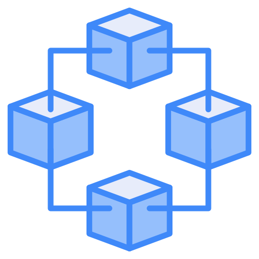 blockchain Generic color lineal-color Ícone