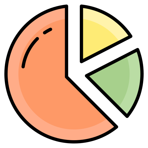 円グラフ Generic color lineal-color icon