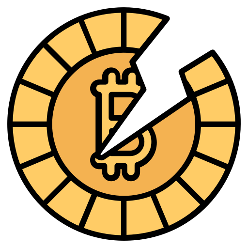 krypto-bitcoin Generic color lineal-color icon