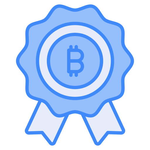 distintivo bitcoin Generic color lineal-color icona