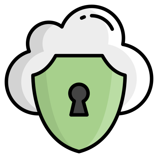Cloud security Generic color lineal-color icon