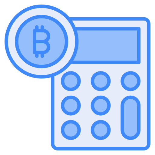 bitcoin-calculator Generic color lineal-color icoon