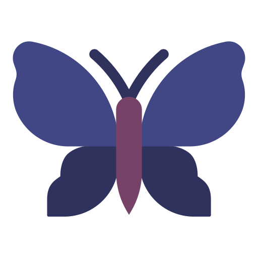 Бабочка Generic color fill иконка