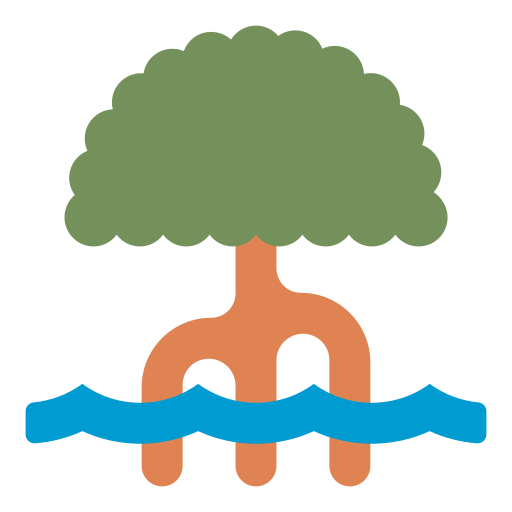 mangrove Generic color fill icon
