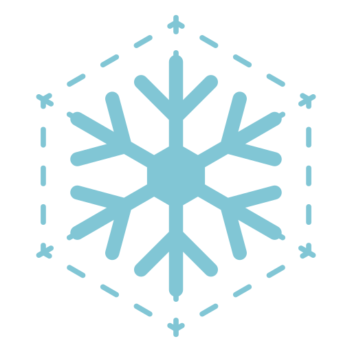 Snowflake Generic color fill icon