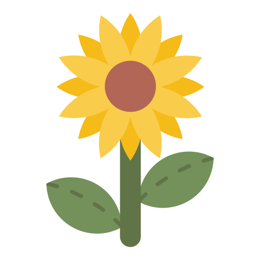 Sunflower Generic color fill icon