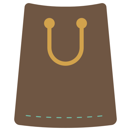 Paper bag Generic color lineal-color icon