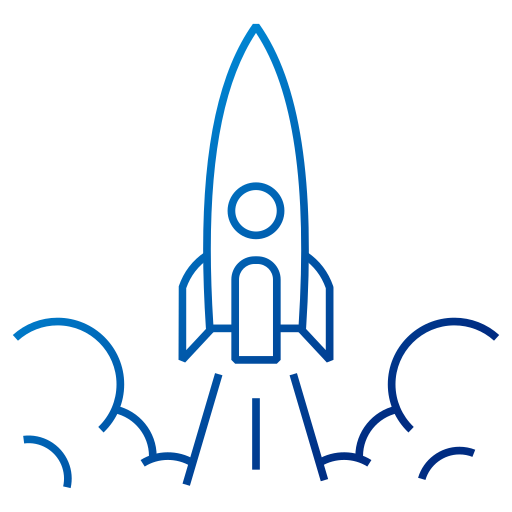 로켓 Generic gradient outline icon