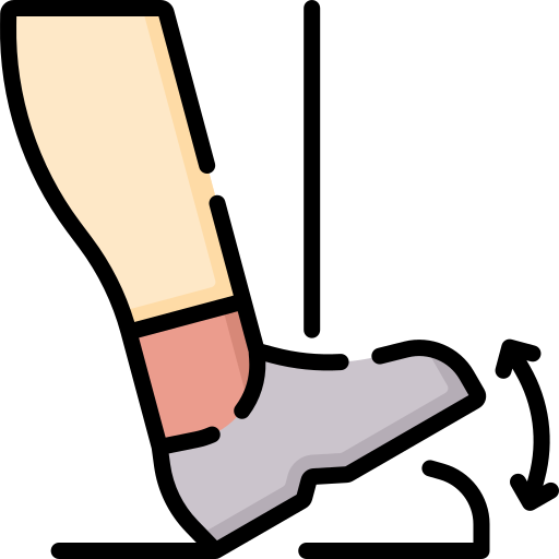 Падение пальцев ног Special Lineal color иконка