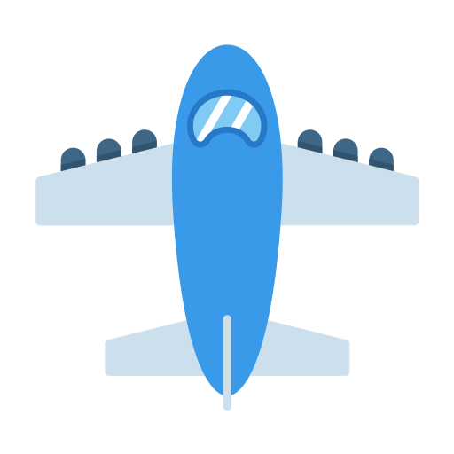 항공기 Generic color fill icon