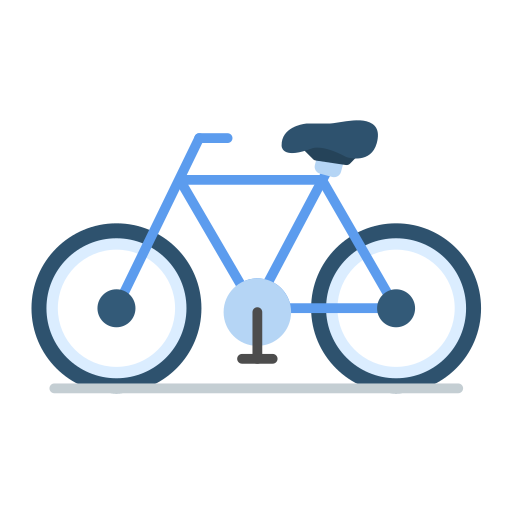 Езда на велосипеде Generic color fill иконка