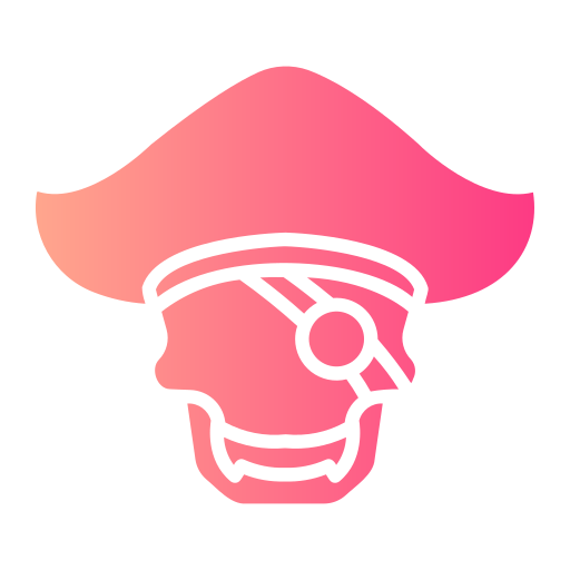 海賊 Generic gradient fill icon