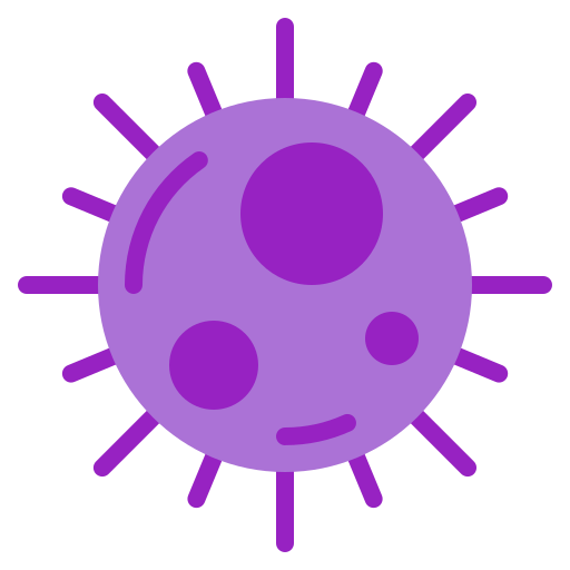 Bacterium Generic color fill icon