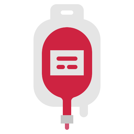 Blood bag Generic color fill icon
