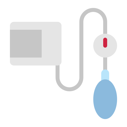 monitor per la pressione del sangue Generic color fill icona