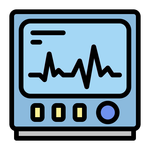 Electrocardiogram Generic color lineal-color icon