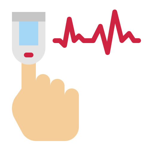 Oximeter Generic color fill icon