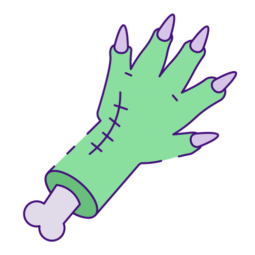 main de zombie Generic color lineal-color Icône