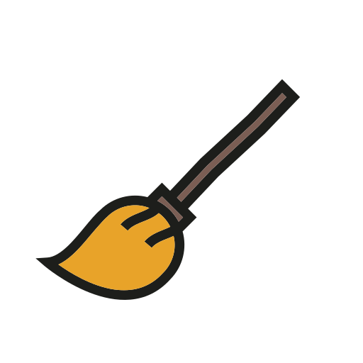 Witch broom Generic color lineal-color icon