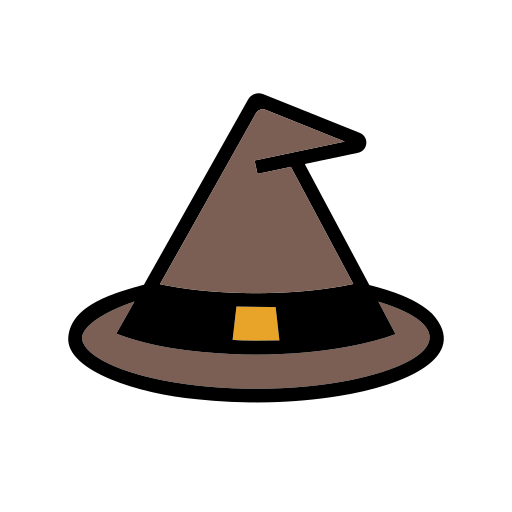 cappello da strega Generic color lineal-color icona