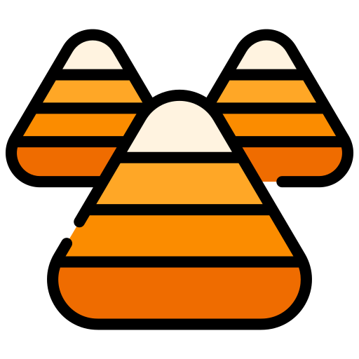Candy corn Generic color lineal-color icon
