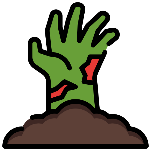 Zombie hand Generic color lineal-color icon