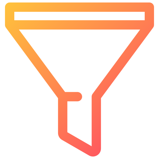 Funnel Generic gradient outline icon